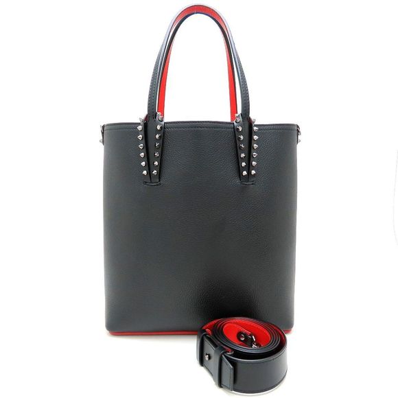 CHRISTIAN LOUBOUTIN Black Leather Bag - Picture 10 of 10